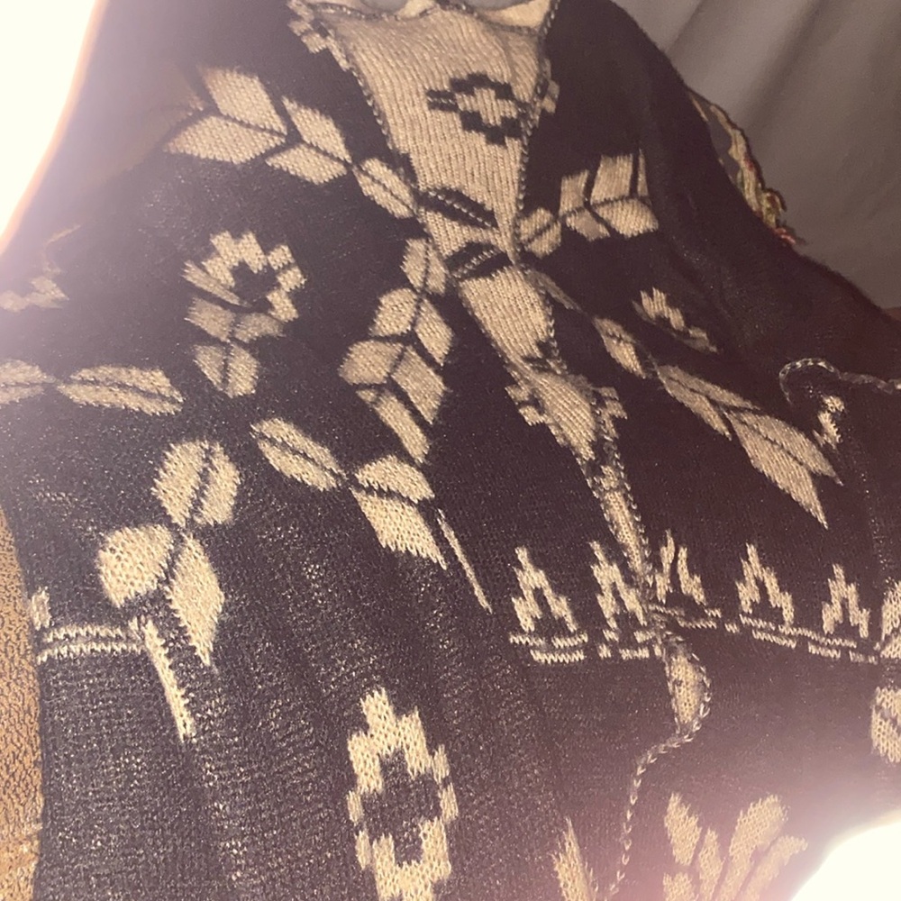 Black White Cardigan Cute and Cozy